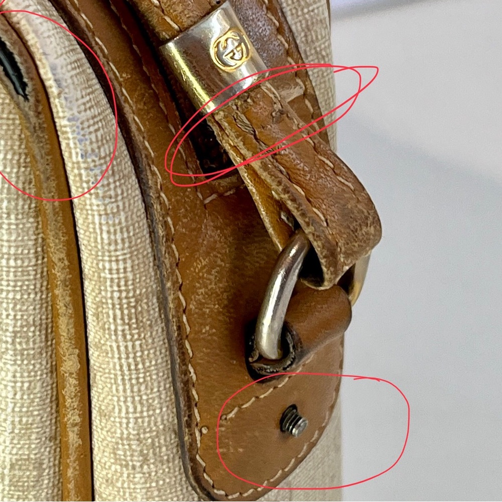 GUCCI Vintage Micro GG Supreme shoulder bag, good condition. lovely, subtle look - Picture 7 of 16